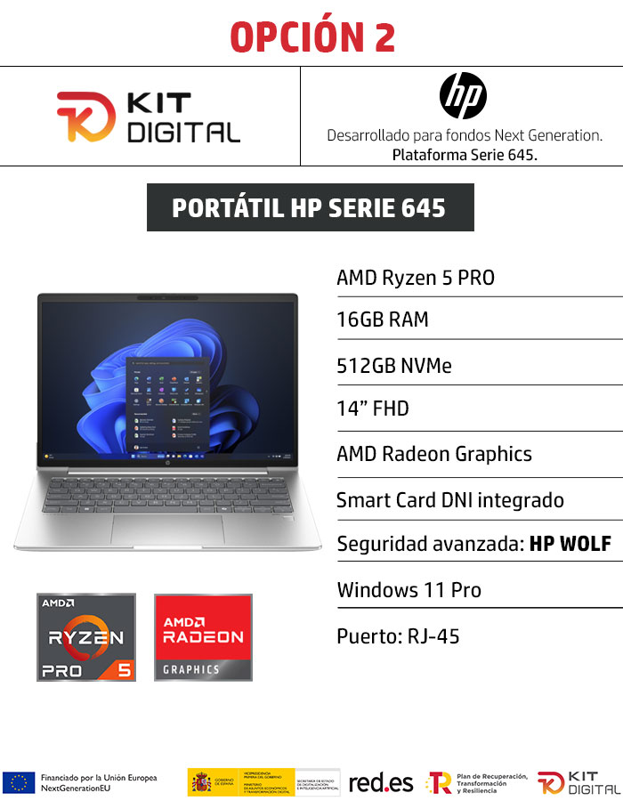 ordenador hp 645